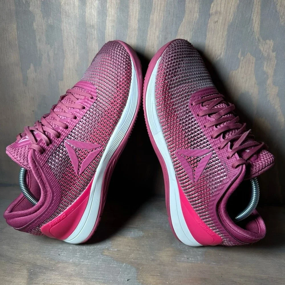Reebok Womens Crossfit Nano 8.0 Running Shoes Pink CN2978 Lace Up Breathable 8M_4